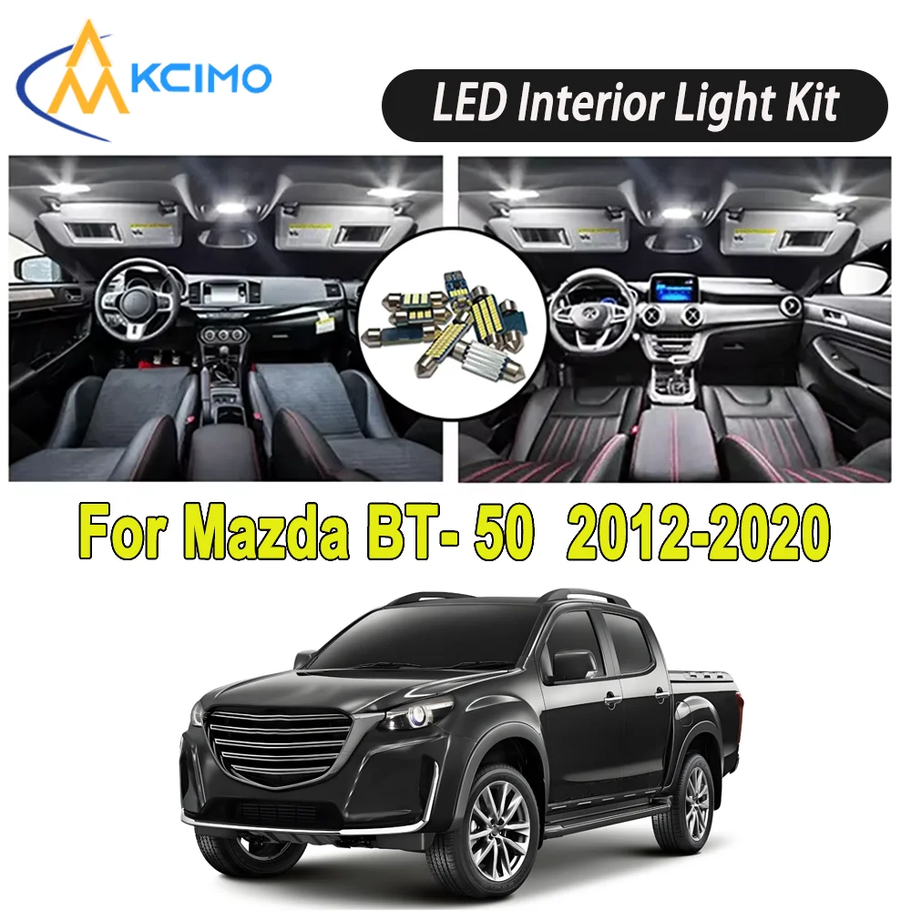 

New Light Bulb For Mazda BT-50 (2012-2020) Premium Bright LED Interior Dome Map Trunk Light Kit Car Led Lamps Canbus Car LED