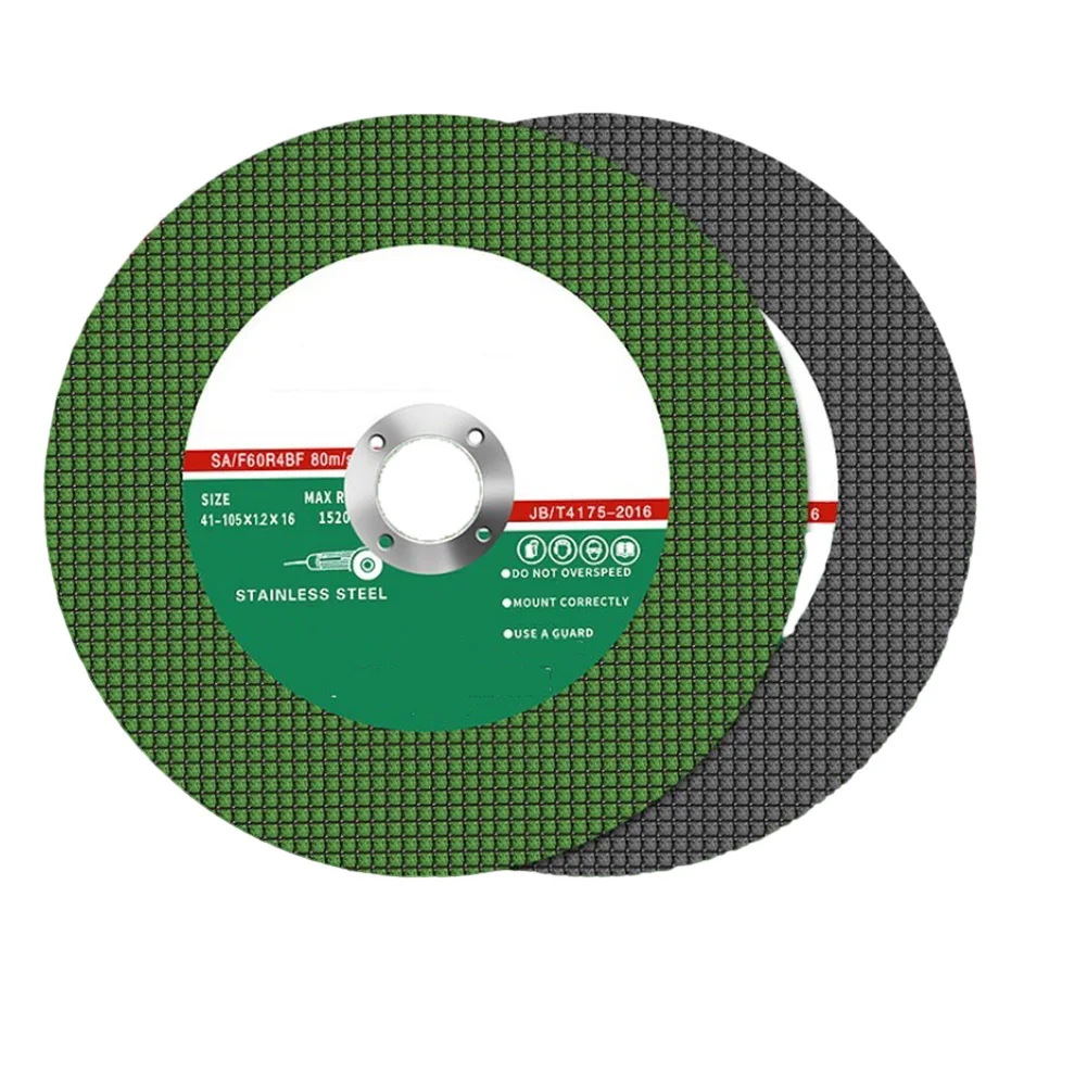 Disco de corte Circular de resina, muela de 105mm, tamaño adecuado para amoladora angular, paquete de 5, proporciona una mayor eficiencia de trabajo