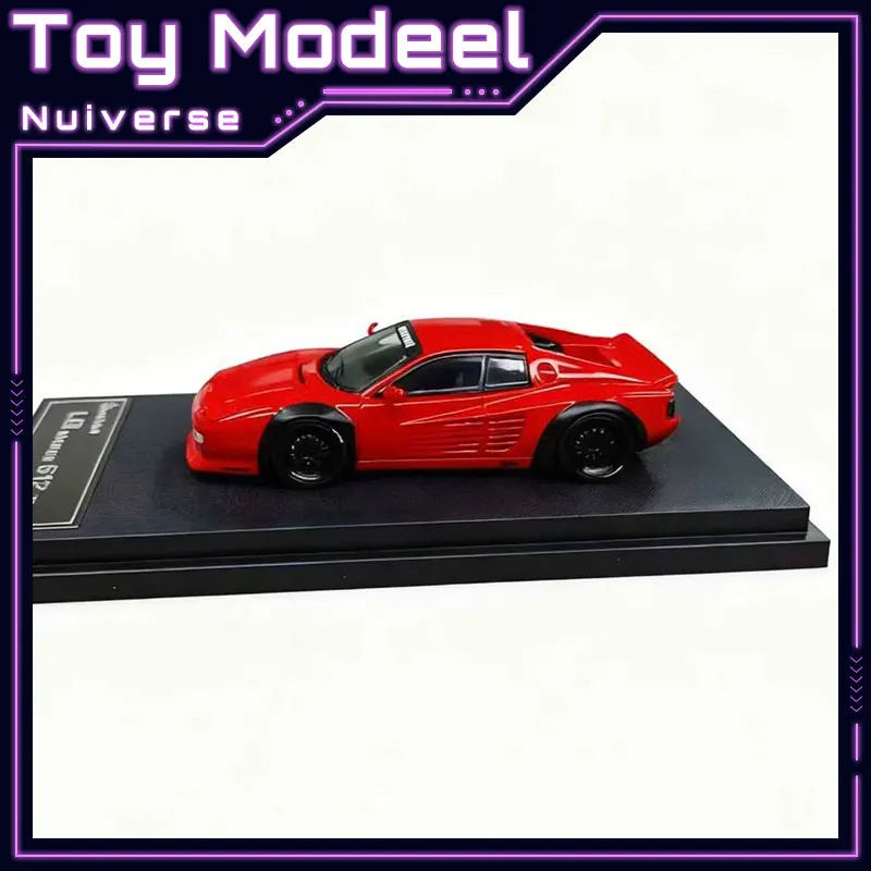 

SM 1/64 Ferrari 512TR Testarossa LB Ultra Modified Alloy Car Model Desktop Decor High Detail Boy Collection Display Holiday Gift