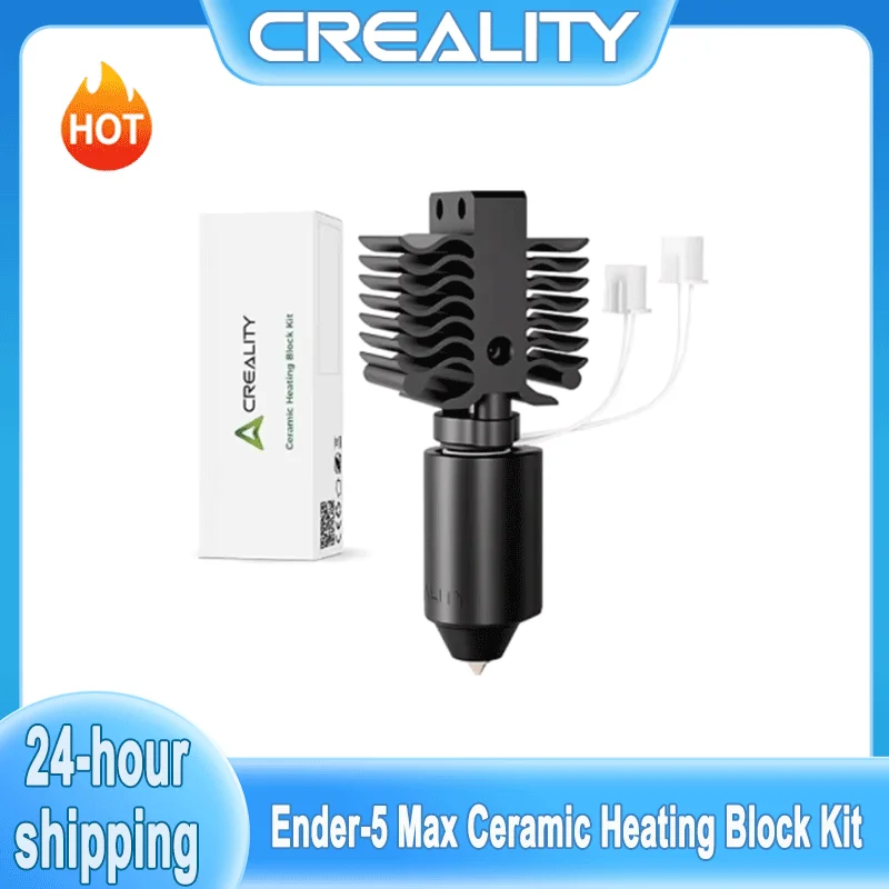 Creality Ender 5 Max Ceramic Heating Block Kit High Thermal Conductivity, High Flow Printing, 300°C Temperature Resistance,