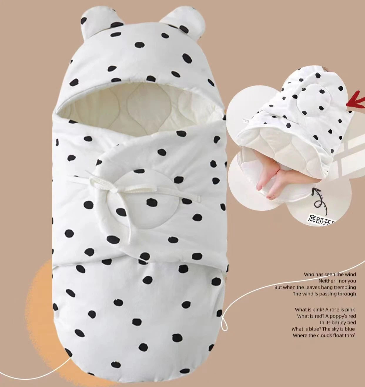 

Одеяло для новорожденных, осенне-зимний стиль, однокомнатная посылка, пододеяльник, 100% хлопок, чистый цвет, постельное белье на молнии, вещи