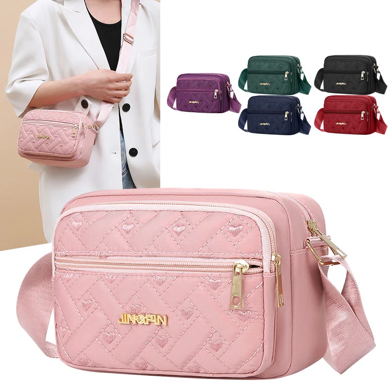 Oxford wasserdichte Umhängetasche Große Kapazität Lässige Umhängetasche Multifunktions Damen Handtasche Shopping Messenger Bag