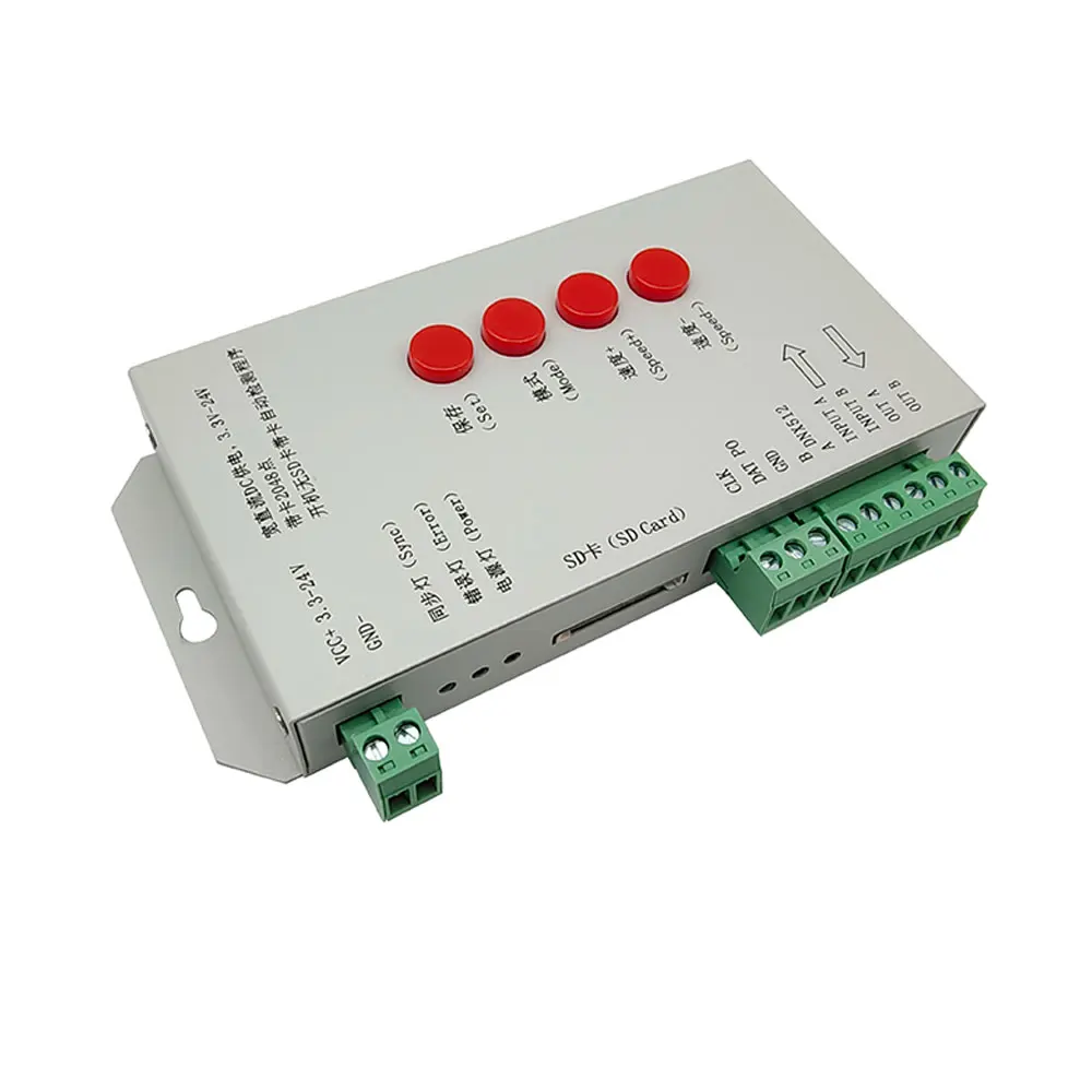 WS2811 WS2812B Pixel LED Strip Controller WS2812 WIFI/Bluetooth Music APP Controller SP105E SP108E SP107E SP110E T1000S DC5-24V