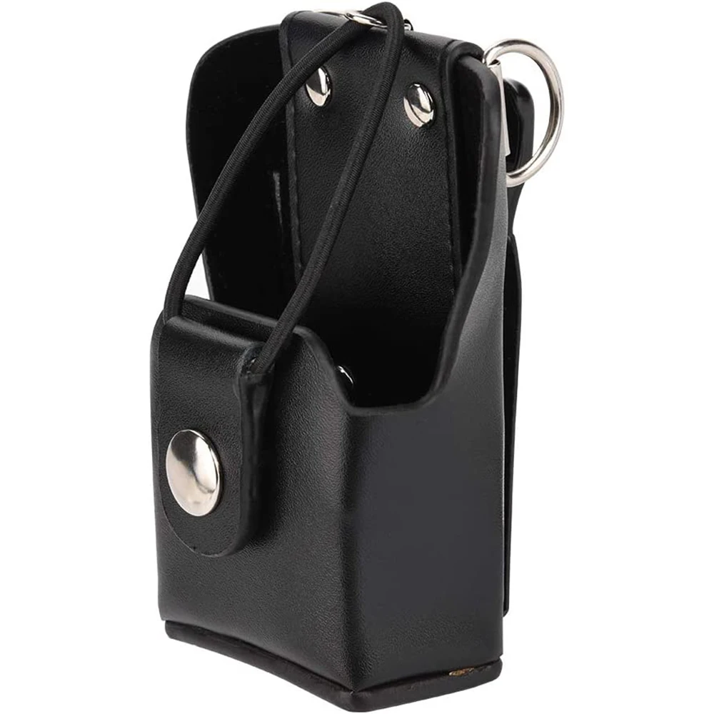 

Leather Bag Case for Motorola GP328 Plus/ GP338/ GP344 Walkie Talkie Radio Wireless Contact Device Pouch Communicate Accessories