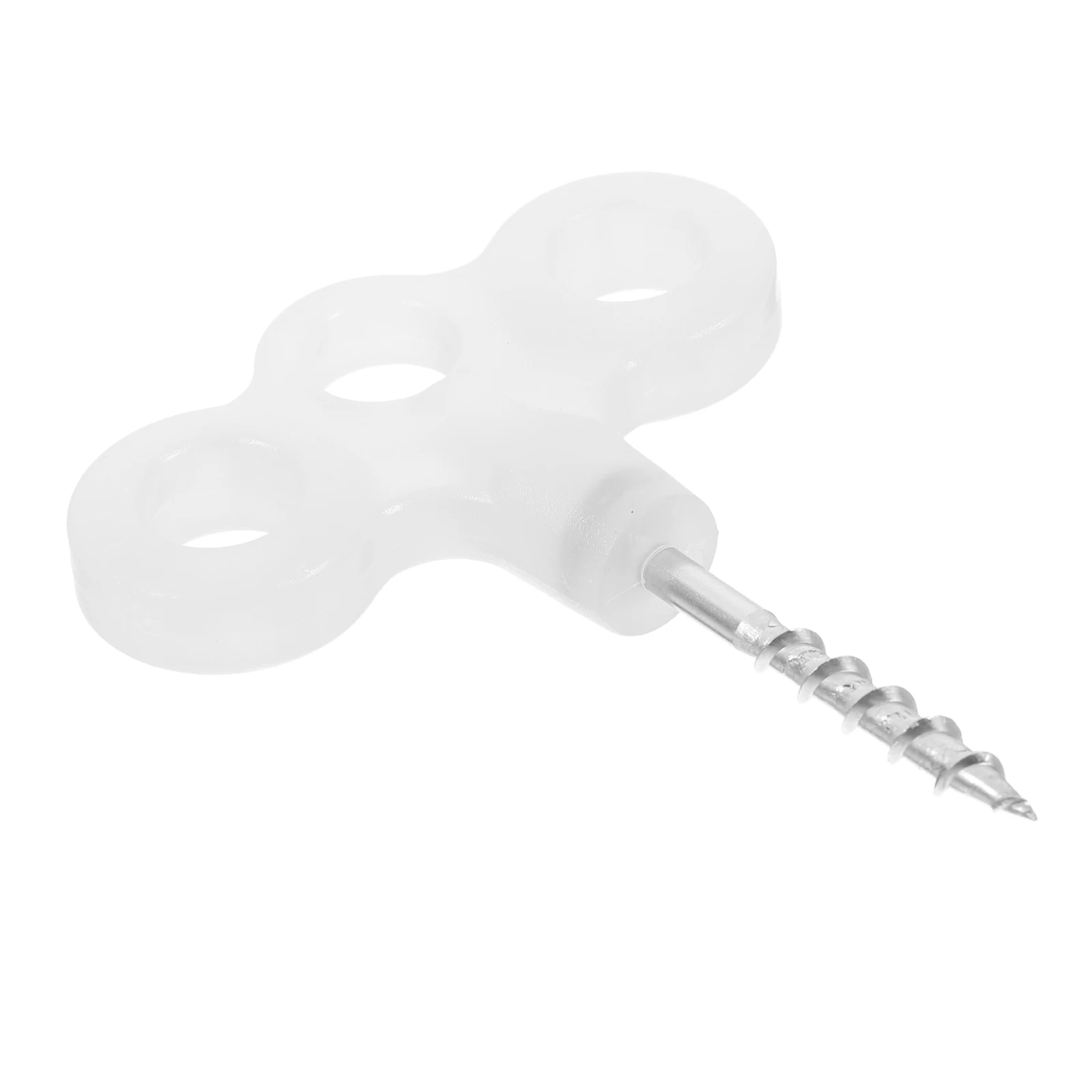 

Luminous Tent Nails Beach Umbrella Sand Anchor Canopy Stakes Heavy Duty Camping Tarp Pegs Stainless Steel Glow Dark Three Hole