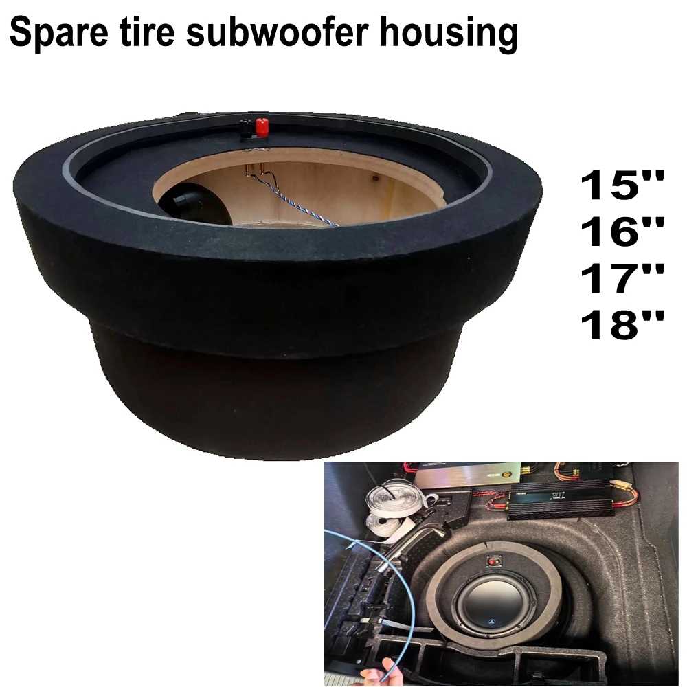 15 16 17 18 Zoll Ersatzreifen-Subwoofer-Box nimmt keinen Platz ein Lautsprecherzubehör