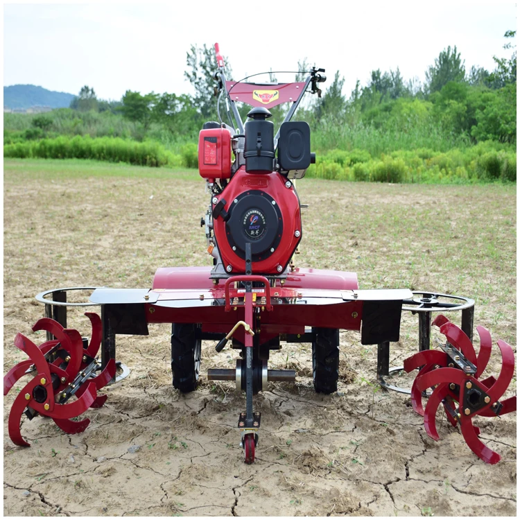 4-Stroke gear-driven agricultural diesel-powered tiller Garden tiller