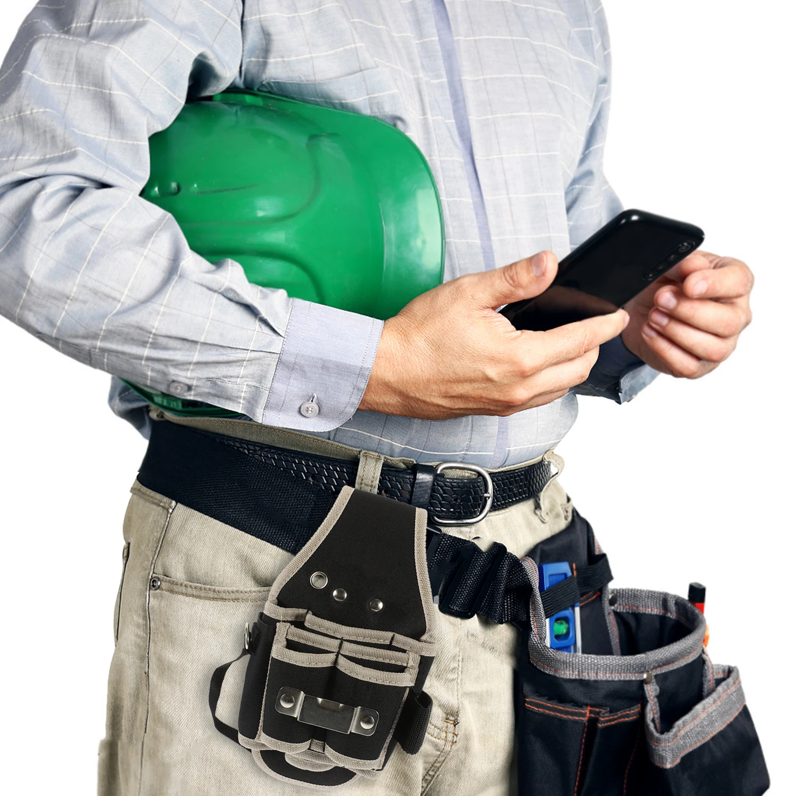 

Multifunctional Repair Tool Belt Pouch Electrician Portable Toolbox Storage Bag Organizer For Tools Gardening Construction
