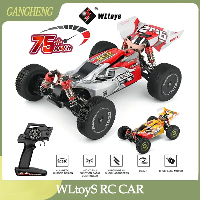 

WLtoys 144001 1:14 RC Racing Car 60Km/H 2.4G Remote Control High Speed Off-Road Drift Shock Absorption Adult Boys Toys Kids Gift