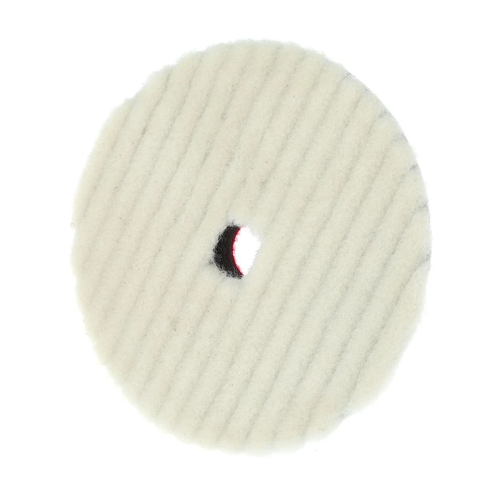 6/7inch Wool Polishing Disc Low Distortion Car Soft Wool Buffing Polishing Pad For Car Enamels Silicones Ointments And Waxes