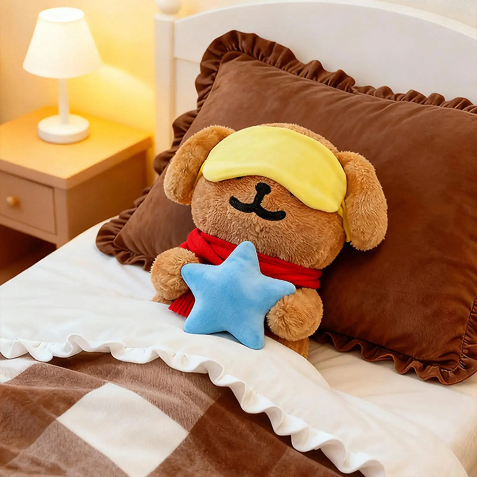 2026 nuovo giocattolo della peluche del pendente della bambola della peluche della stella del cucciolo della linea Good Night 	 Bambola di pezza di cartone animato per regali di Natale di compleanno per bambini