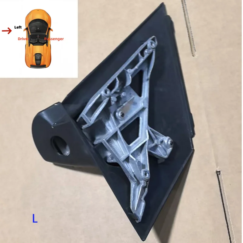 

For Mercedes-Benz W246-B180 B250 B250E Front Window Triangle Trim Plate Mirror Garnish Cover Panel Base Holder matte black new