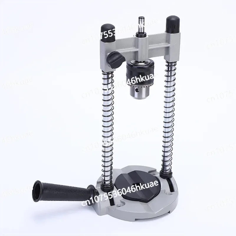 

Drill Holder Stand Drilling Guide 150mm Stoke for Electric Drill Precision 45-90° Angle Drill Guide Attachment with Chuck