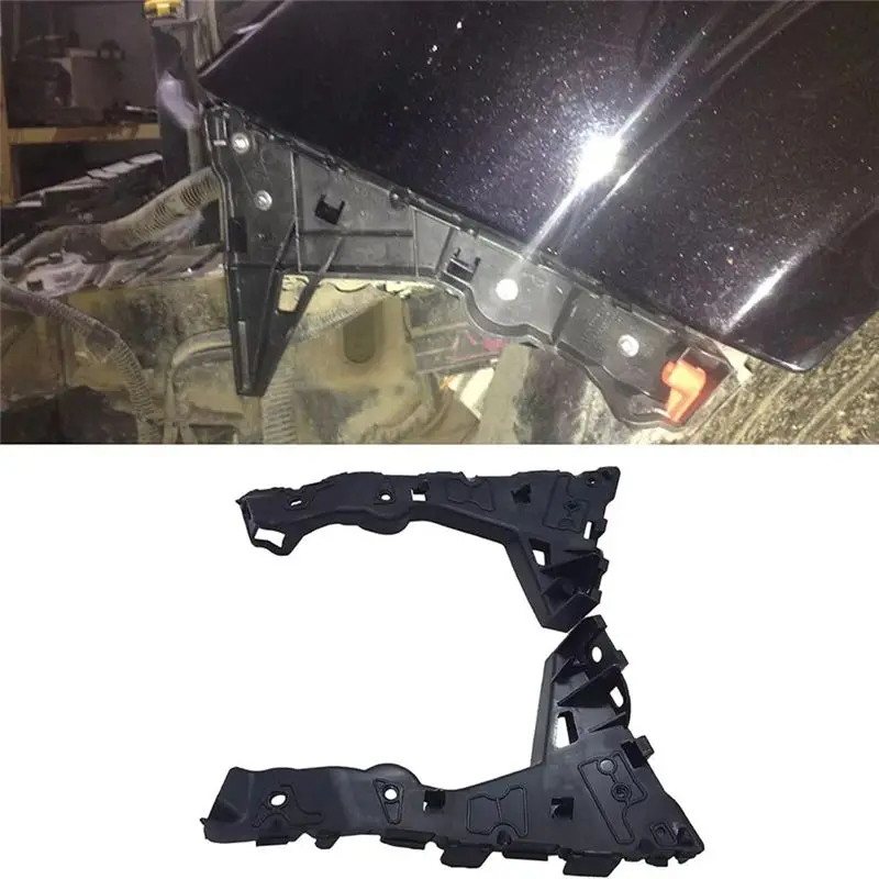 2Pcs Car Front Bumper Wing Retaining Guide Bracket 24460283, 24460284 For Vauxhall Opel Astra H 2004-2010-A91R