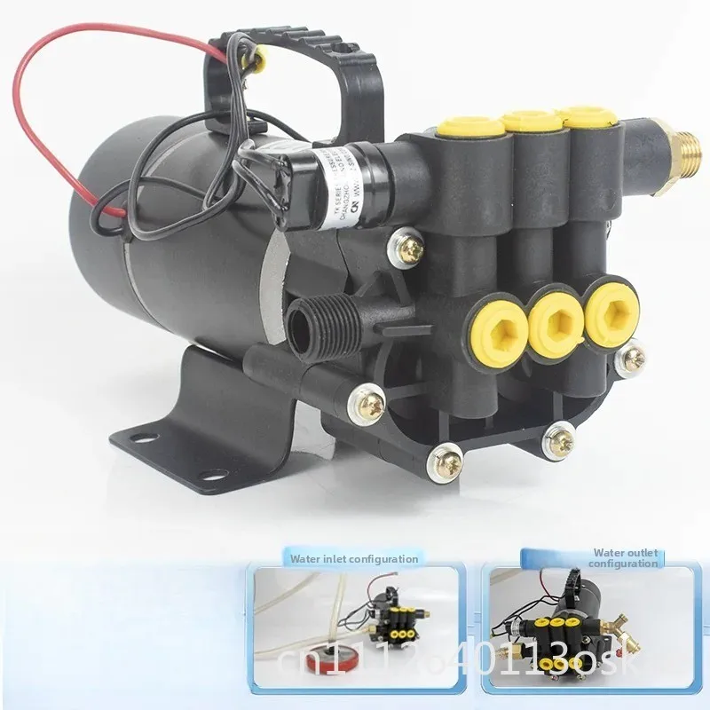 12V 48V 60V 120W Pesticide High Pressure High Power Pump Three-cylinder Pump Portable Type DC Electric Pesticide Pump