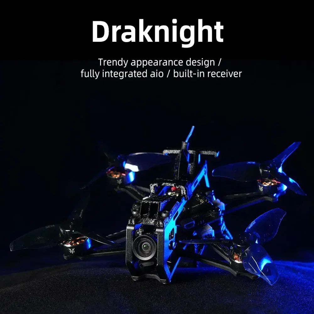 HGLRC 2025 New Draknight 2"/91.8mm Toothpick FPV Drone - SPECTER12 ES2-4S AIO 400mW VTX 1003 10000KV Motor - Image 5