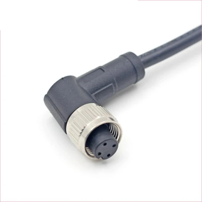 M12 2p 3p 4p 5p 6p 8p 12pin wasserdichter ip67 Aviation-Stecker mit abgeschirmtem Kabelst ecker für Daten-und Telekommunikation systeme