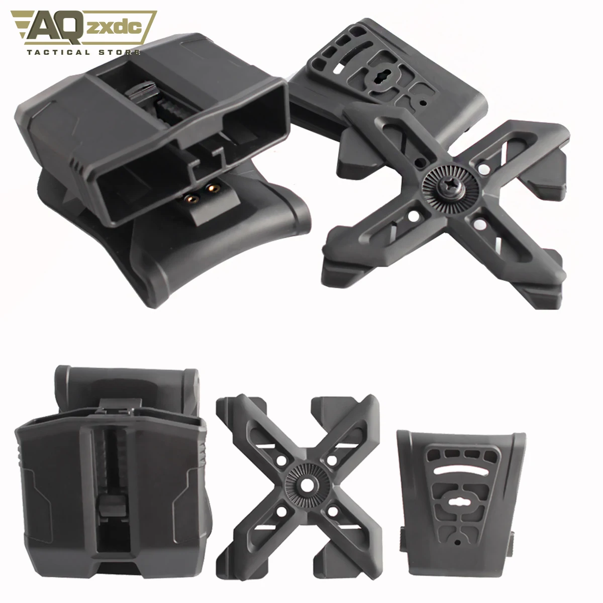 

AQzxdc Tactical 9mm Double Mag Pouch For RUGER P89 - P95 SERIES 9mm GLOCK 17/19/22/23/25/26/27/31/32/33/34/35/37/38/39 PG-9