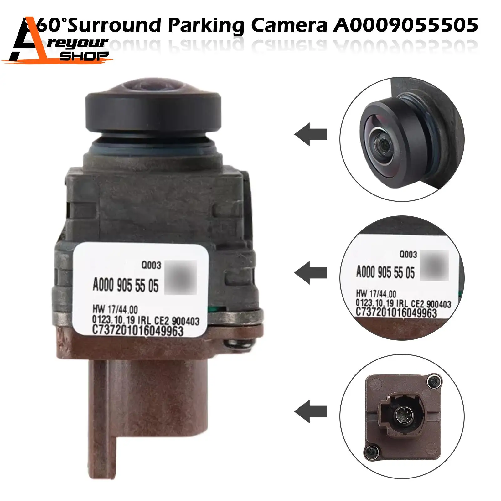 360° Surround View Camera A0009055505 for Mercedes-Benz AMG Sprinter CLS 2018-2021