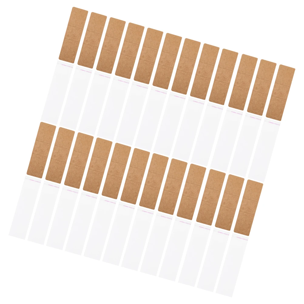 

Kraft Paper Bookmark Sleeves Transparent Self Adhesive Bags for DIY Bookmarks Display Sturdy Bookmark Holder