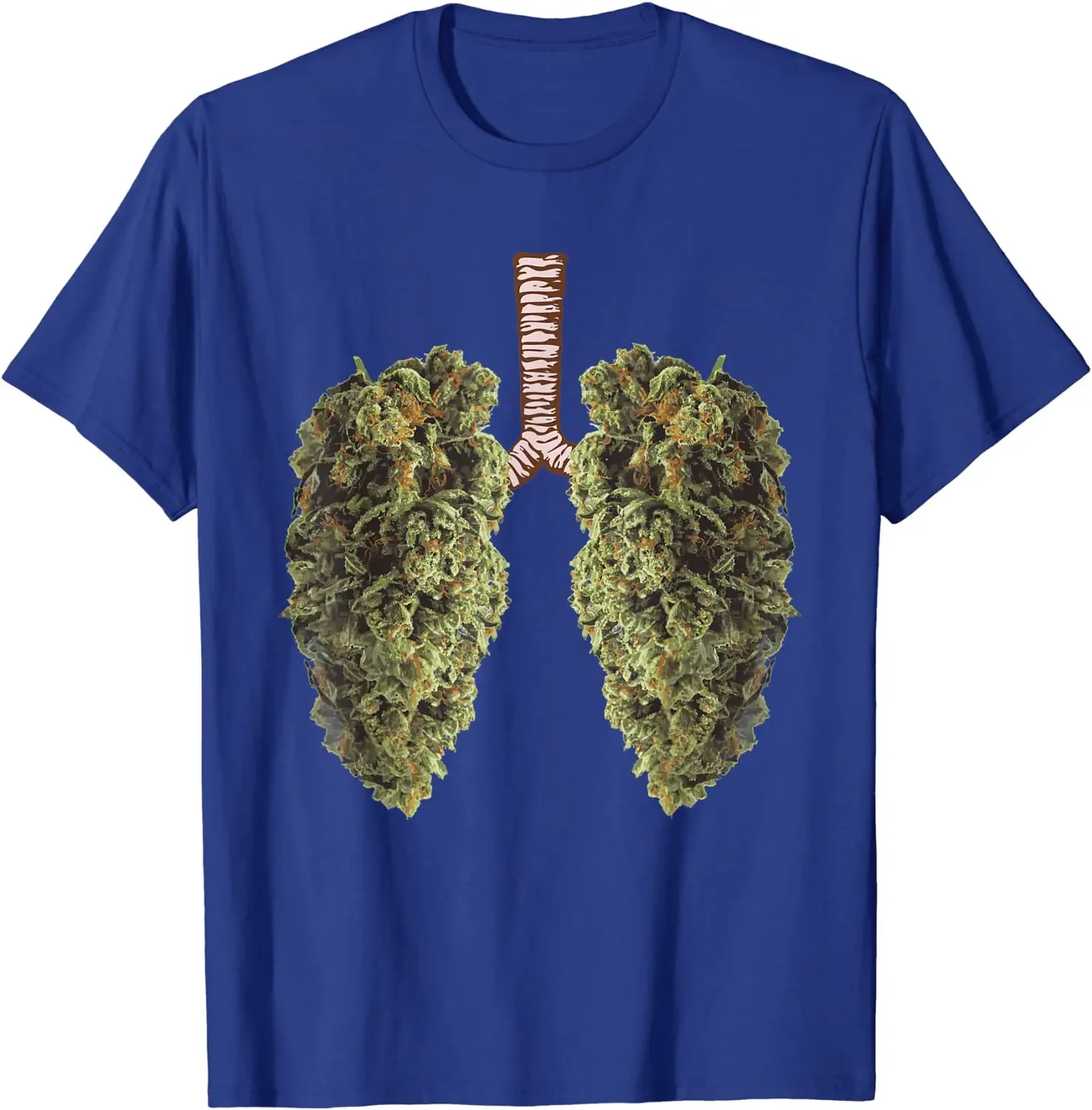 Hot Sale Student Top T-shirts Cotton Tees Printed Funny Weed Lung  Bud T-Shirt - THC Lung TShirt men clothing graphic clothing