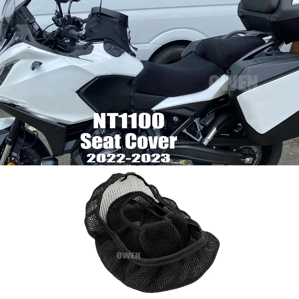 

NT1100 Motorcycle Seat Cover Seat Protect Cushion NT 1100 3D Honeycomb Mesh Seat Cushion For HONDA NT1100 2023-2022