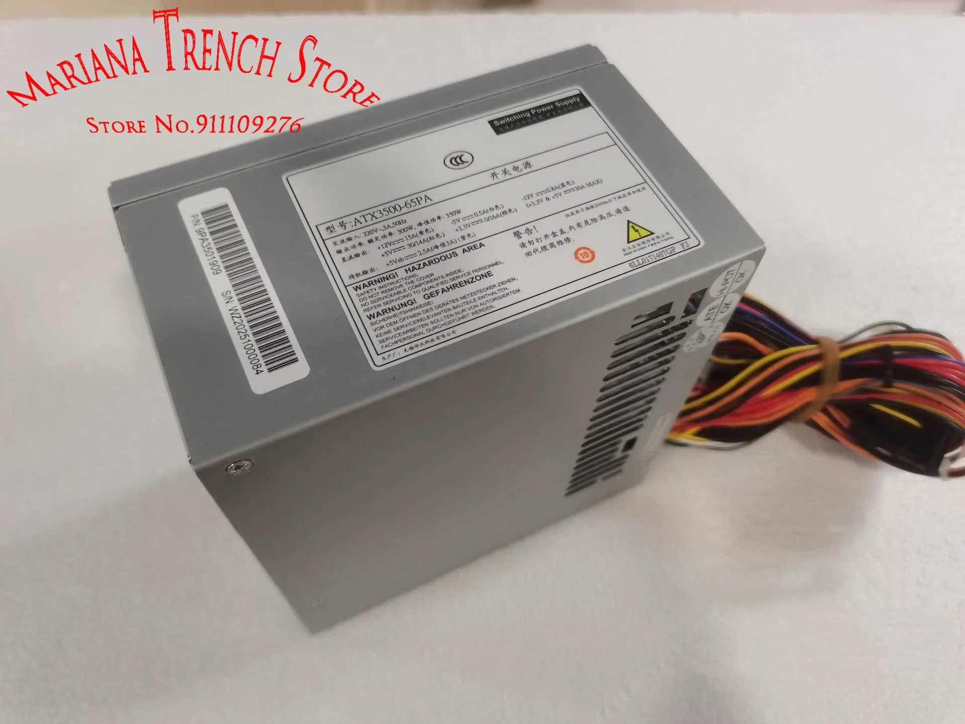 ATX3500-65PA for FSP Industrial Computer & Medical Power Supply Input 220V 3A 50Hz Rated Output Wattage 300W