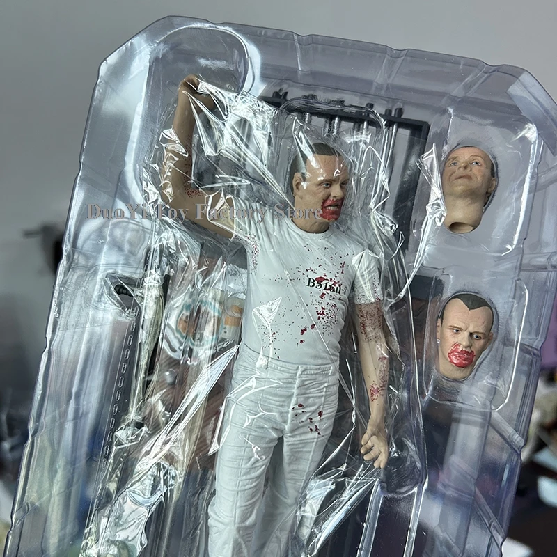 네카 피규어 램스의 침묵 한니발 렉터 탈옥 액션 피규어 모델 장난감 귀여운 인형 관절 가동 크리스마스 선물