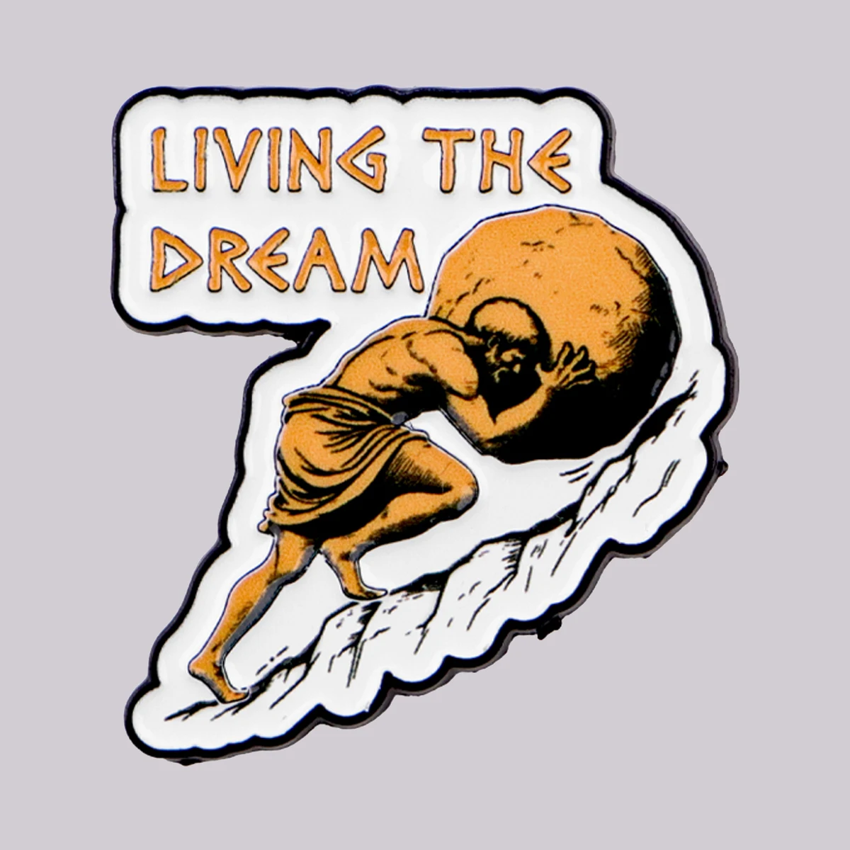 Broche de mythologie en émail «vivant le rêve», épingles à revers, Badge sur sac à dos, accessoires pour vêtements, bijoux à la mode, cadeaux