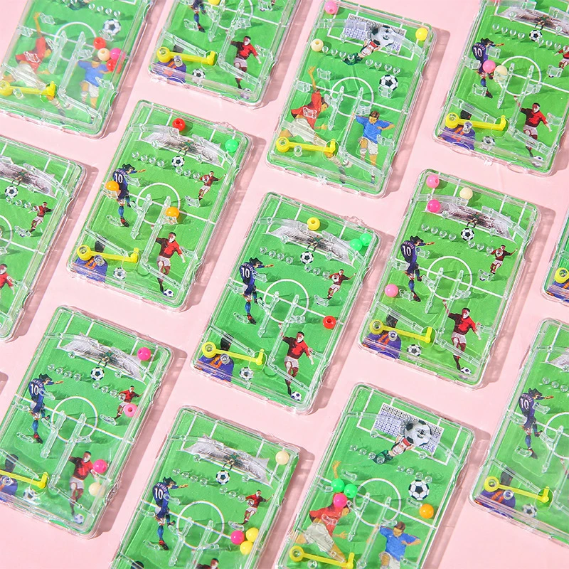 5Pcs Football Pinball Game Board Football Maze Game Machine Palm Top Toy Pachinko Playing Soccer Toys Kids Birthday Party Gifts