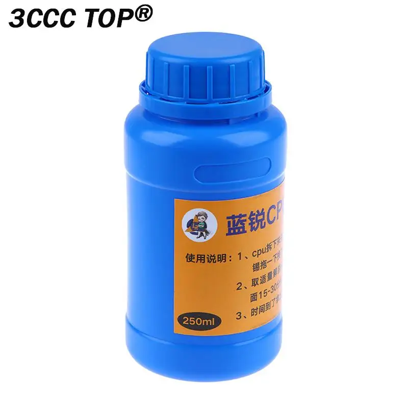 250ml For CPU Nand Glue Remove Clean Liquid For Mobile Phone Motherboard Glue Cleaning Repair Tool Need Soak 30 Minutes