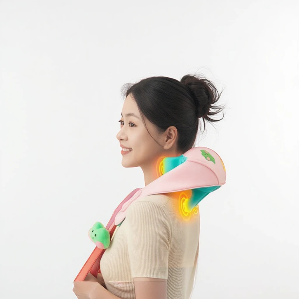 

Trapezius Neck & Shoulder Massager New Style Cervical Spine & Kneading Technique Shawl for Home Use