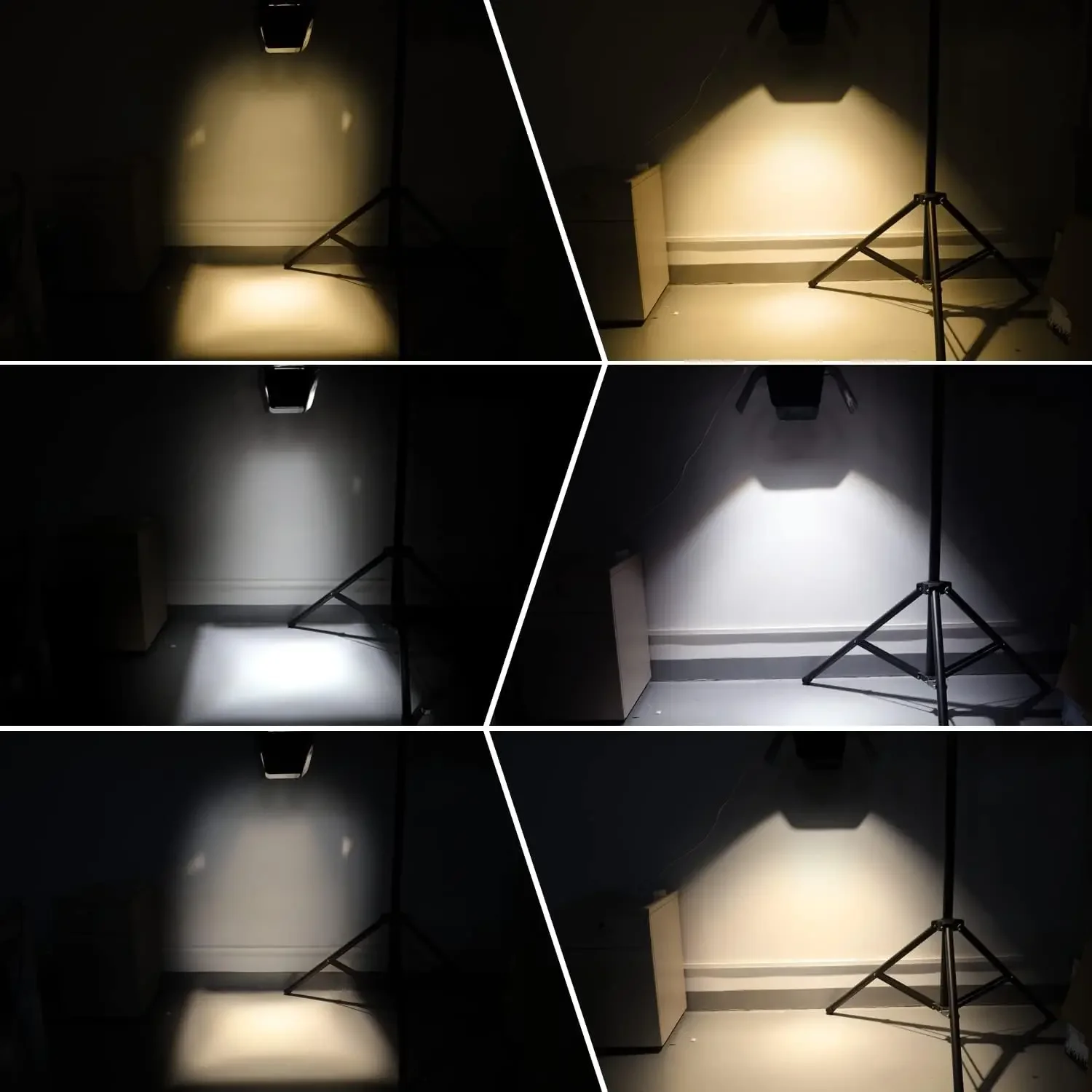 Imagem -06 - Quente e Frio Branco Par Luz com Sombra Luzes de Palco Maste-escravo para Palco Show Concert Theater Grande Dipper Cob 100w Dmx512 Lc001-hb