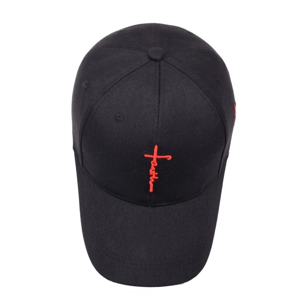 Englische Baseballkappe mit Kreuzstickerei, verstellbare Unisex-Mütze für Männer, Frauen und Jugendliche – Detail 7