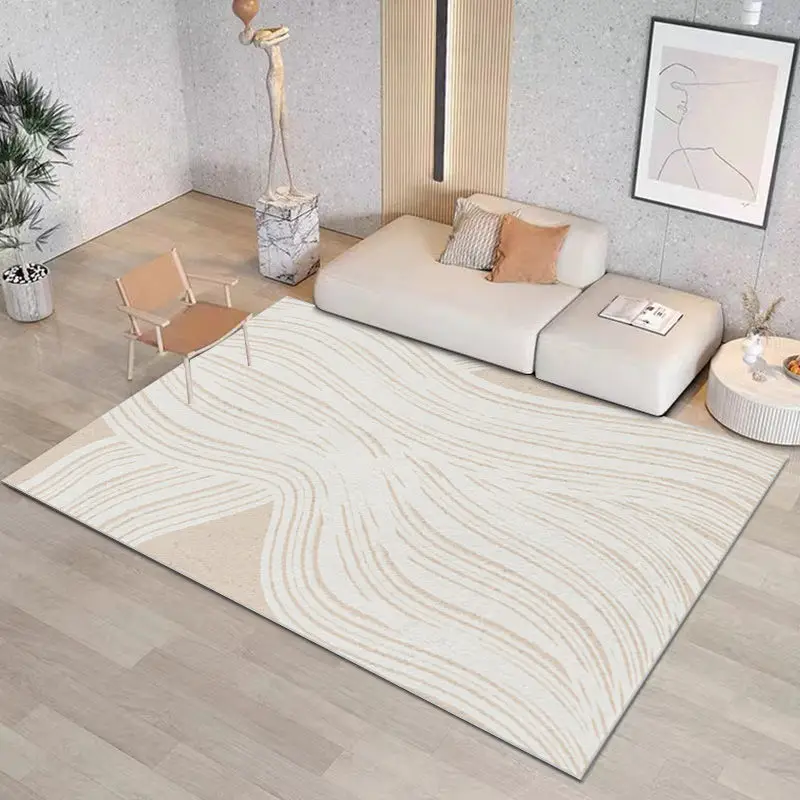 

Thickened Living Room Carpet Fluffy Soft Area Rugs Bedroom Bedside Carpets Simple Sofa Tea Table Tatami Floor Mats Washable