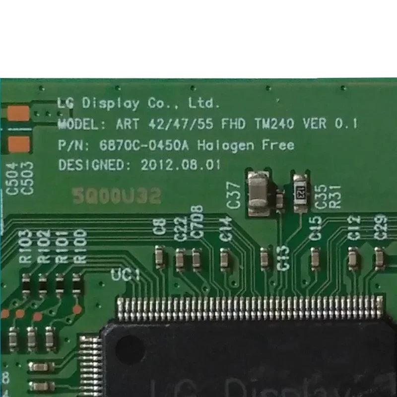 Carte logique originale 6870C-0450A, contrôleur t-con pour TV ART 42/47/55 FHD TM240 VER0.1 avec/sans câble