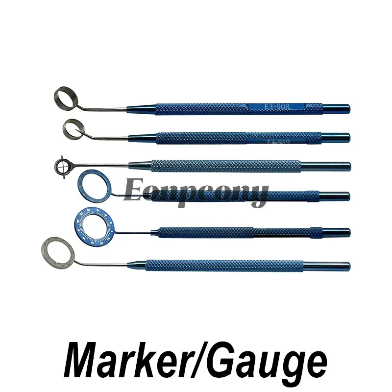 เครื่องมือผ่าตัดจักษุ Hoffer Optic Zone Marker LASIK Corneal Marker Mendez Degree Gauge