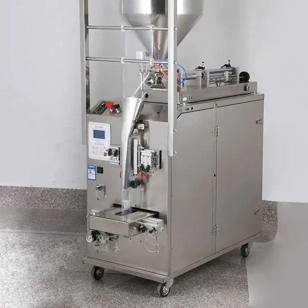 

Fully Automatic Three Sided Sealed Sauce Packaging Machine Small Bag Customizable Filling Machine for Kitchen Accessories