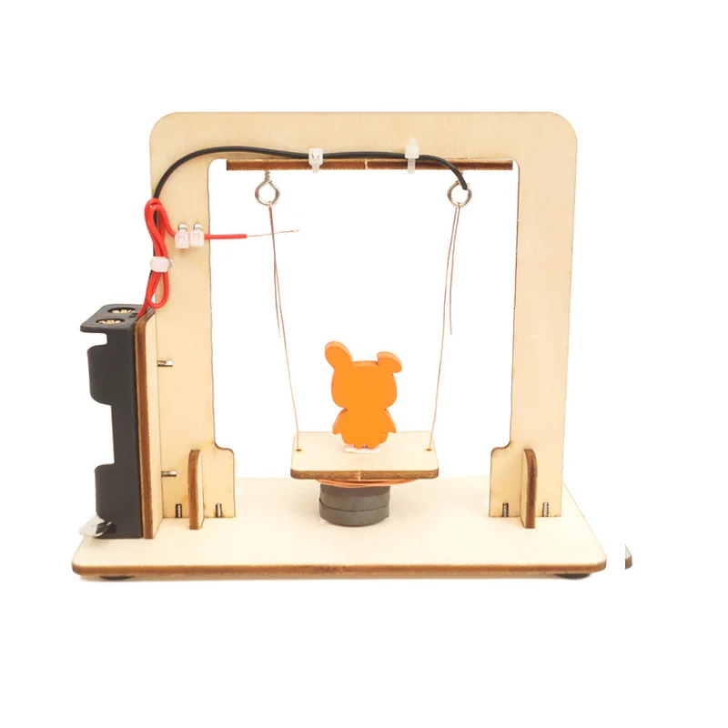 DIY электромагнитные качели модель STEM Kit дети технология наука игрушки школьный экспериментальный набор инструментов обучение детей