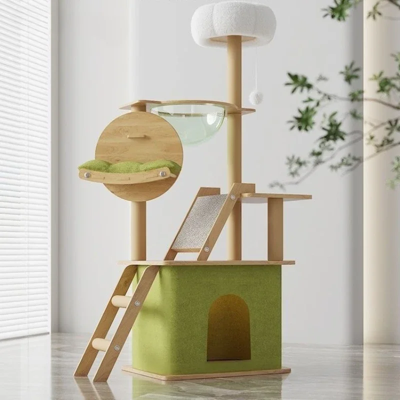 Small cat climbing frame cat nest space capsule jumping platform does not occupy the cat shelf scratching board toy