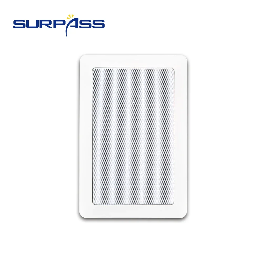 10W Rectangular Ceiling Speaker Dustproof Recessed In Ceiling Wall Speaker Audio Sound System for Home Apartment Classroom Gym