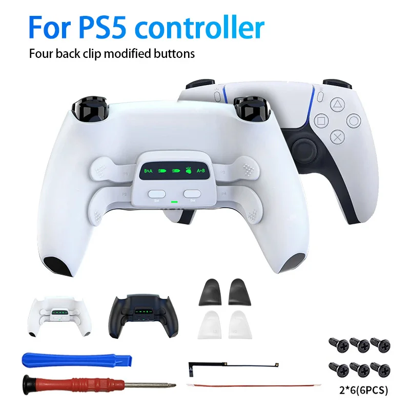 

For Original PS5 Remap Kit Back Button Remappable Rise Remap With LED Indicator Programmable Attachment Controller Accessories