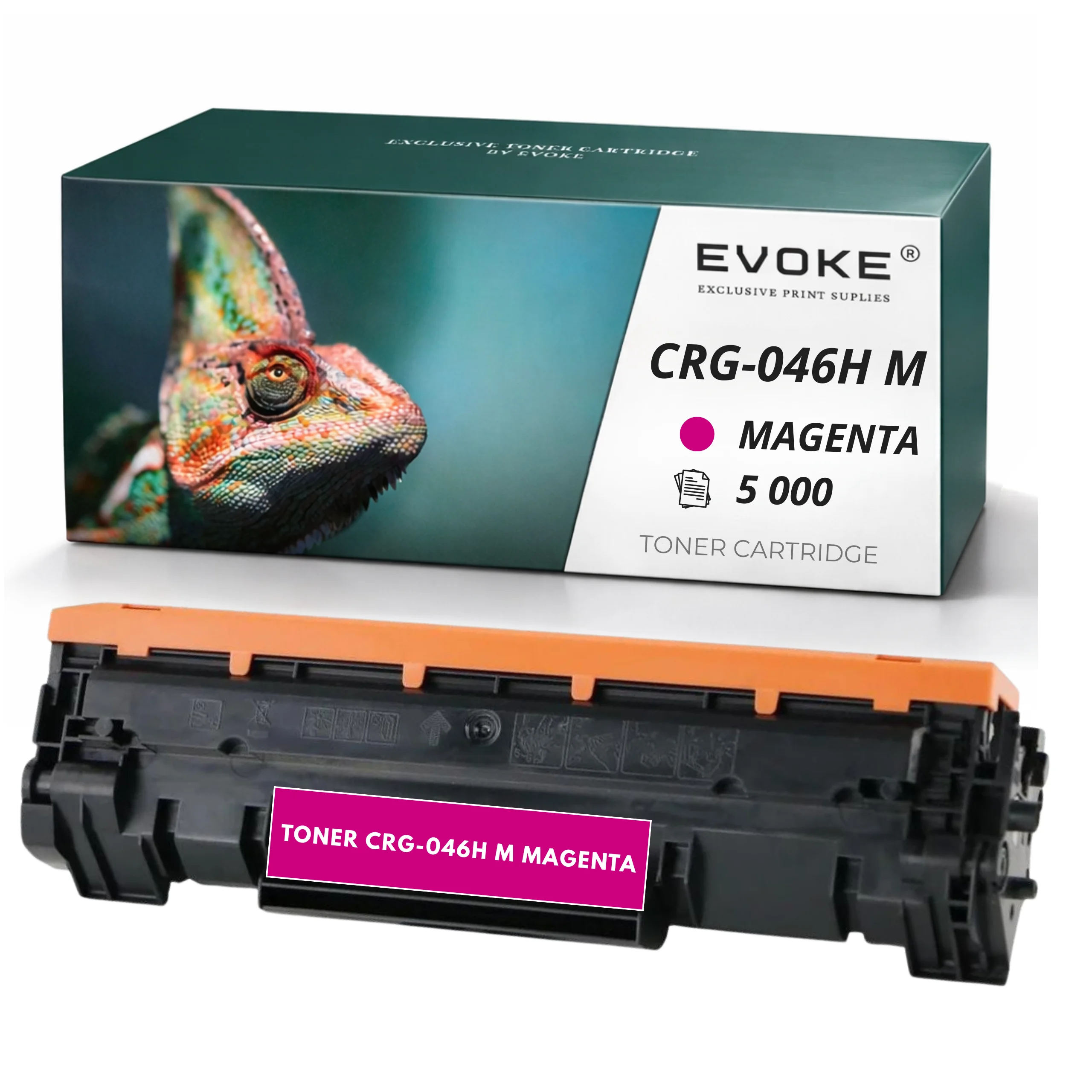 Evoke Compatibele Toner voor Canon Crg-046Hm Crg046Hm Crg-046H Crg046H 1252C002 Magenta 5000 Pagina's I-Sensys Mf732Cdw Mf734Cdw Mf735 Mf731Cdw