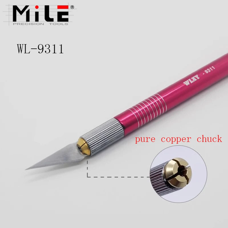 

1 комплект, 6 лезвий, нескользящий металлический нож по дереву, инструменты, резак для гравировки, ремесленные ножи, инструменты для резьбы по фруктам, канцелярские принадлежности «сделай сам», универсальный нож