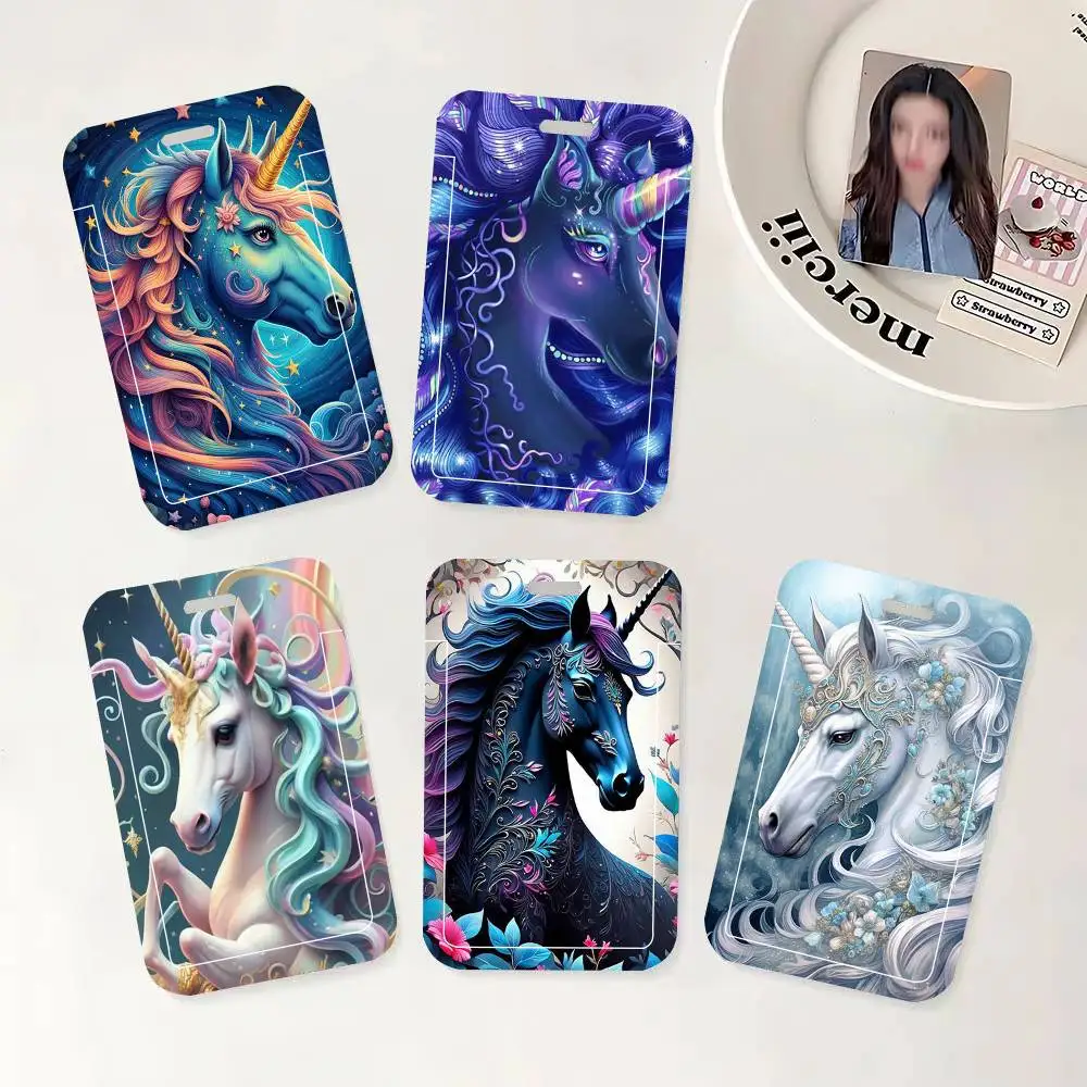 

Unicorn Black Lanyard Card Holders Student Meal Cards And Campus Ids School