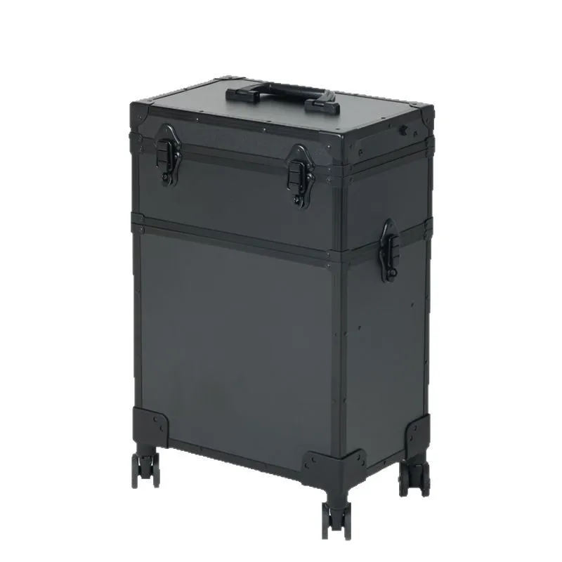 حقيبة مستحضرات التجميل للنساء 2025 موديل جديد مع مرآة مع درج محمول سعة كبيرة احترافية لتخزين الفنان #5