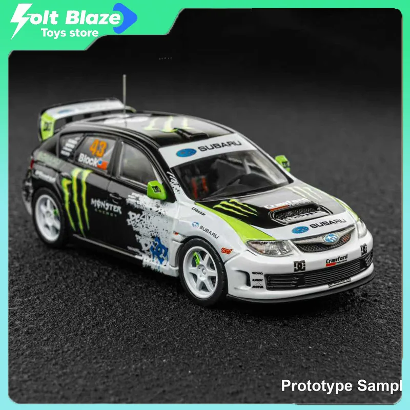 

DCM 1/64 Subaru Impreza WRX STI Drift Master No.43 Ken Block литая под давлением модель автомобиля моделирование сплава модель автомобиля подарок на день рождения для мальчика