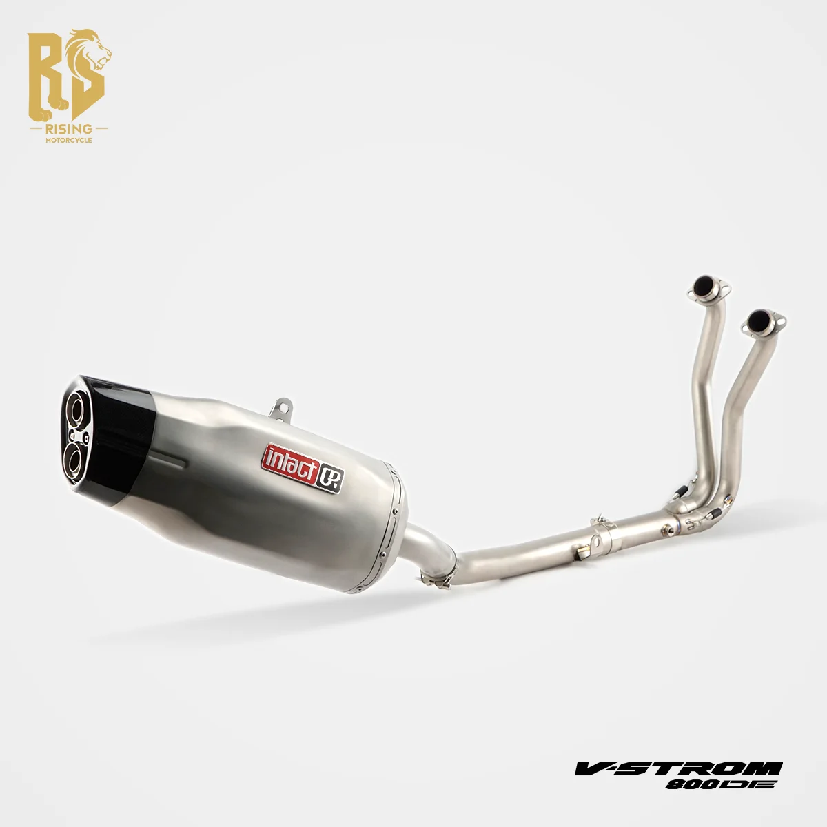 

For Suzuki V-STROM DL 800DE 800SE 2023-2026 Motorcycle Full Exhaust System Titanium Front Middle Stainless Steel Muffler slip on