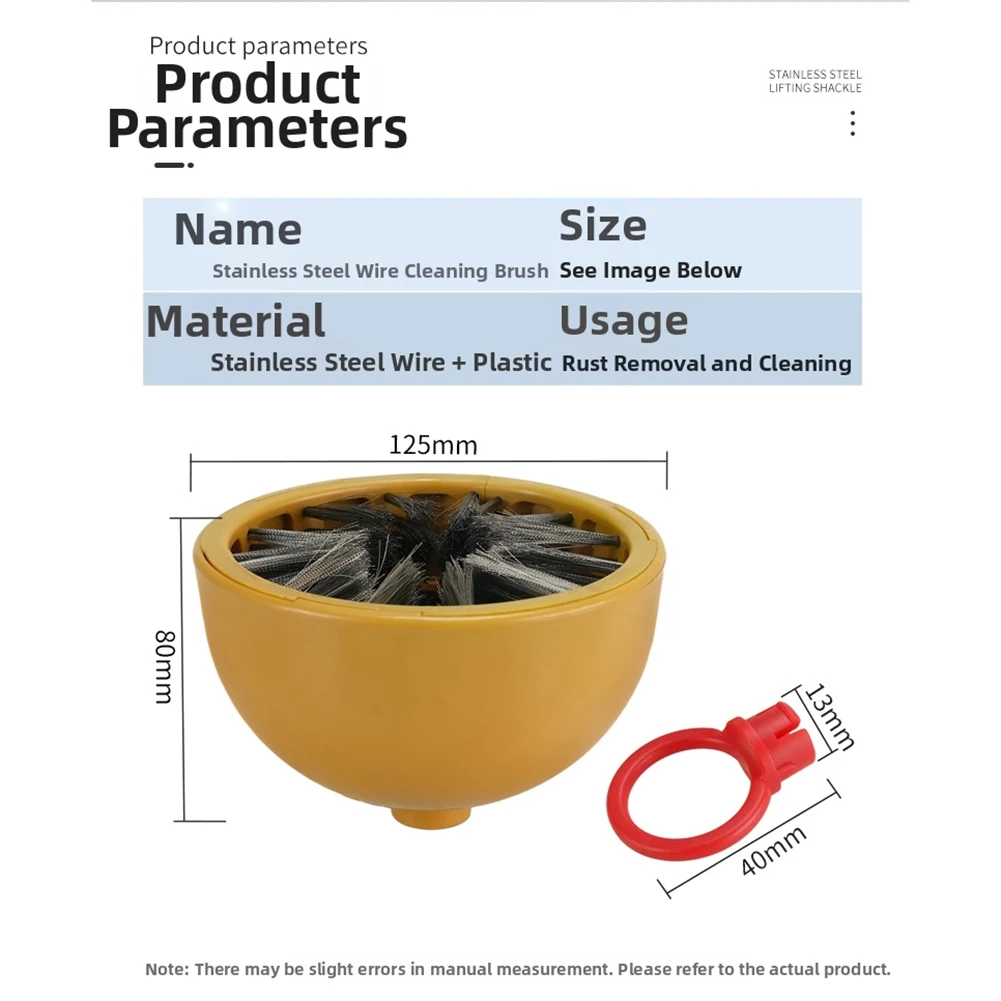 

Электрическая круглая щетка для чистки, 4 дюйма, с нейлоновой головкой и стальным проволочным стержнем для легкого удаления загрязнений, подходит для стандартных дрелей.