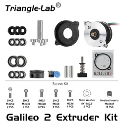 CTrianglelab-Extrudeuse LDO Galileo 2, rapport des dents 9: 1, entraînement direct, pour VOréférentiel, stepréscolaire burner, postEva, remplacer Sherpa